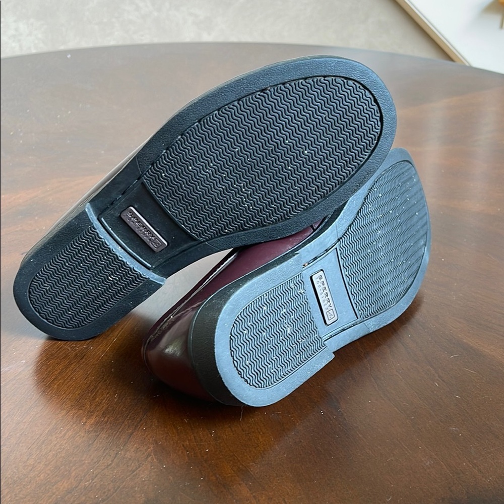 Sperry Kids Burgundy Dress Loafers Size 4 M - Picture 3 of 4